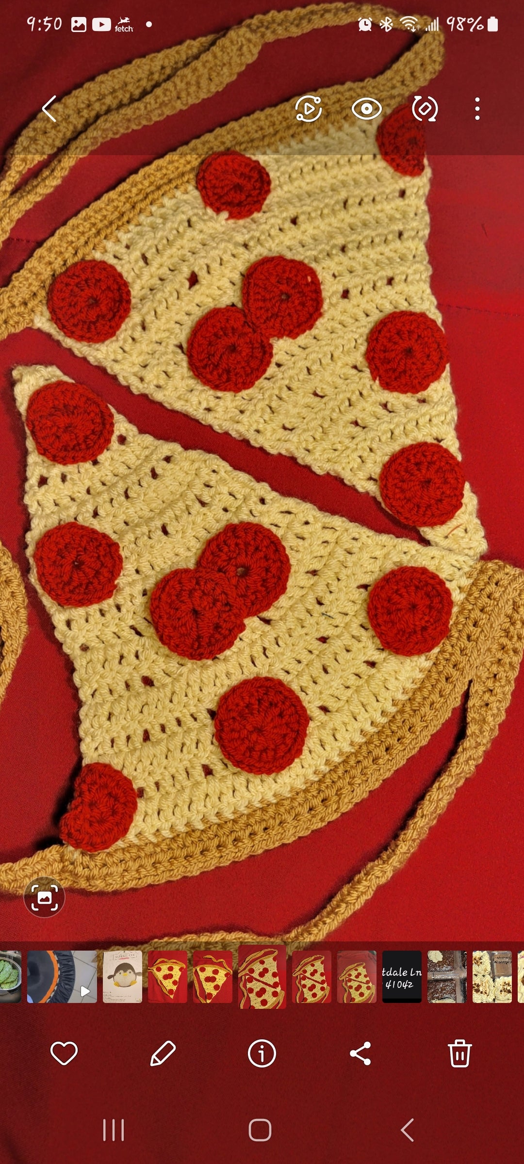 A Slice of Pizza Bandana